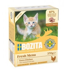BOZITA Fresh Menu Kitten Chunks in sauce - wet cat food - 370g