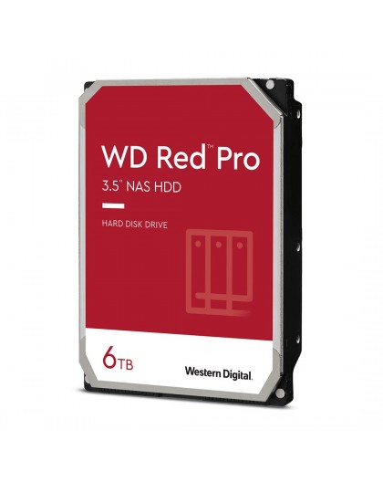 Western Digital Red Pro internal hard drive 6 TB 7200 RPM 256 MB 3.5" Serial ATA