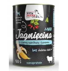 SYTA MICHA Junior Lamb with black carrot and banana - wet dog food - 400g