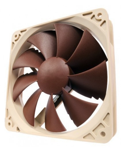 Noctua NF-P12 PWM computer cooling system Computer case Fan 12 cm Brown, White 1 pc(s)
