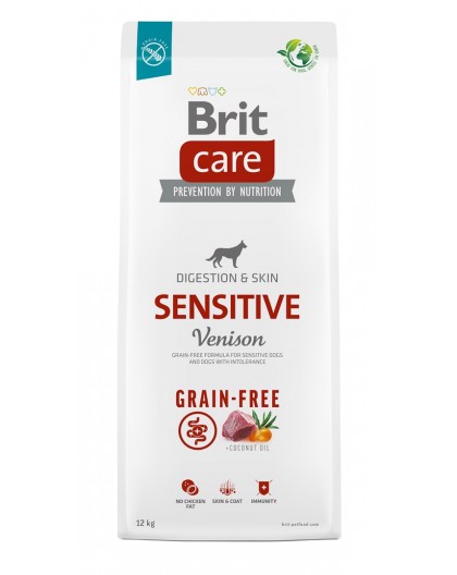 BRIT Care Sensitive Venison - dry dog food - 12 kg