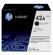 HP 42A Black Original LaserJet Toner Cartridge