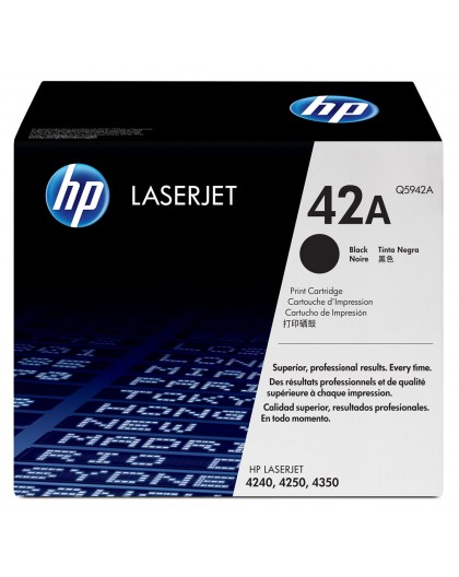 HP 42A Black Original LaserJet Toner Cartridge