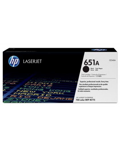 HP 651A Black Original LaserJet Toner Cartridge