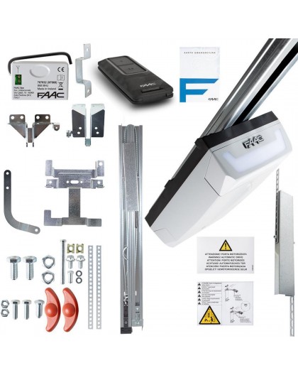 FAAC D700HS FDS set for garage doors, 3m track