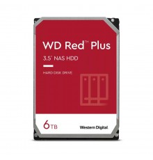 Western Digital Red Plus internal hard drive 6 TB 5400 RPM 256 MB 3.5" Serial ATA III