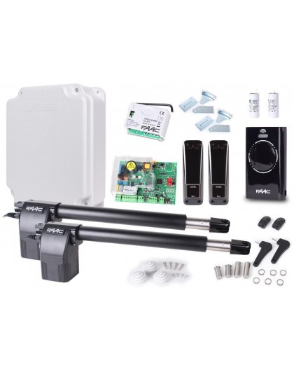 FAAC-ALFA-SHORT/KIT SWING GATE DRIVE - DOUBLE LEAF GATE KIT