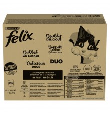 PURINA Felix Fantastic Duo Mix Countryside - wet cat food - 120x85g