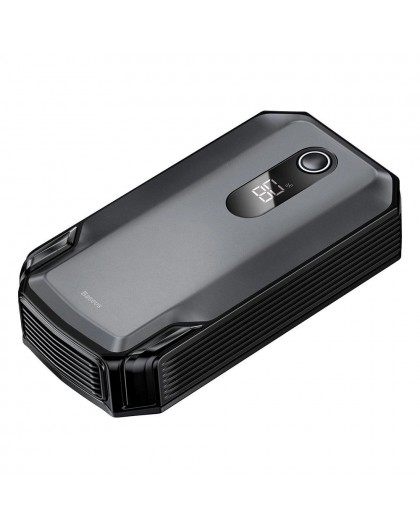 Baseus Power Starter Jump Starter - starting device, booster 20000mAh 12V (2000A / 1000A) + crocodile clips (black)