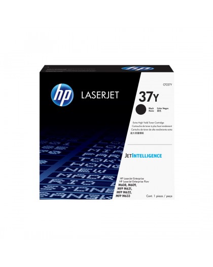 HP 37Y Extra High Yield Black Original LaserJet Toner Cartridge