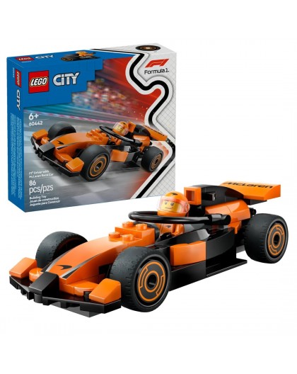 LEGO CITY 60442 F1 Driver with McLaren Race Car