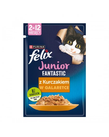 Felix Fanstastic Junior - wet cat food - 85 g