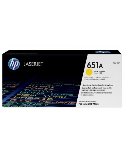 HP 651A Yellow Original LaserJet Toner Cartridge