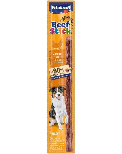 VITAKRAFT Beef Stick with turkey - dog treat - 12 g