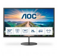 AOC V4 Q32V4 computer monitor 80 cm (31.5") 2560 x 1440 pixels 2K Ultra HD LED Black