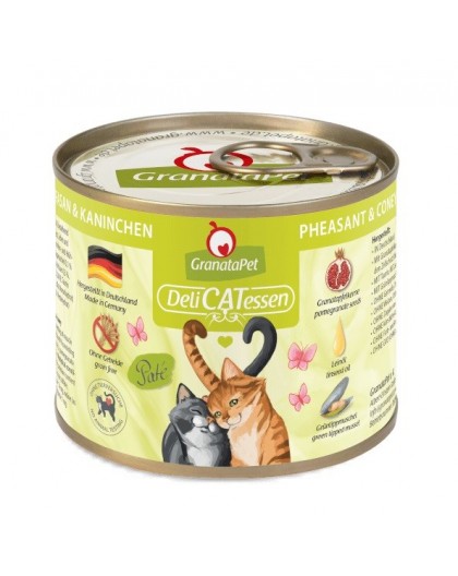 GRANATAPET DeliCATessen Pheasant and coney - wet cat food - 200g