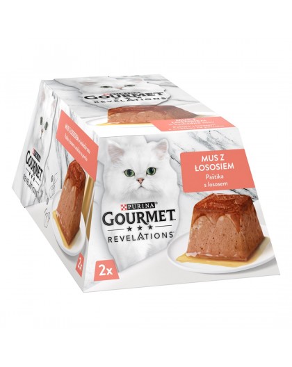 PURINA Gourmet Revelations Salmon - wet cat food - 2x57 g
