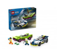 LEGO CITY 60415 POLICE CAR AND MUSCLE CAR CHASE