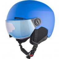 WINTER HELMET ALPINA ZUPO VISOR Q-LITE BLUE MATT 51-55