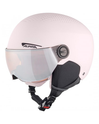 WINTER HELMET ALPINA ZUPO VISOR Q-LITE ROSE MATT 51-55