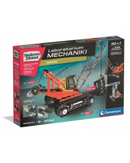 Clementoni Naukowa Zabawa - Laboratorium mechaniki: Dźwig