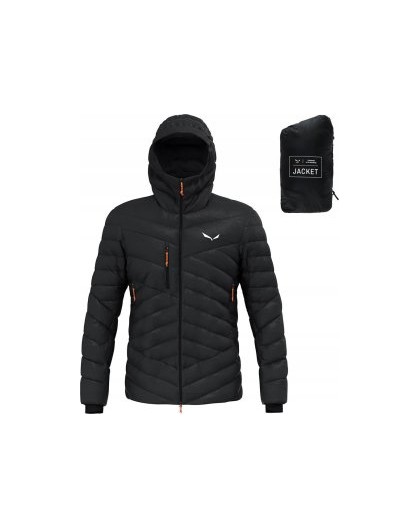 Jacket ortles med 3 rds down-black out-48 (m) SALEWA
