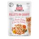 BRIT Care Fillets in Gravy turkey and salmon in sauce - wet cat food - 85 g