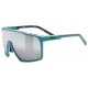 Cycling sunglasses Uvex MTN S - teal mat/mir.silve