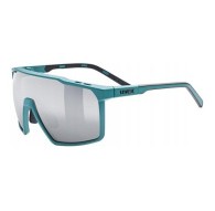 Cycling sunglasses Uvex MTN S - teal mat/mir.silve