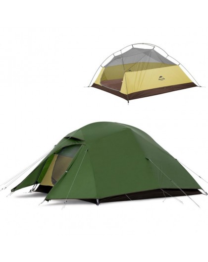 Naturehike tent Cloud UP 3 20D UPDATED NH18T030-T-Forest green
