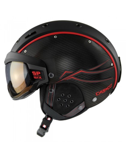 CASCO KASK SP-6 Limited Race Carbon black-red L 58-62 cm