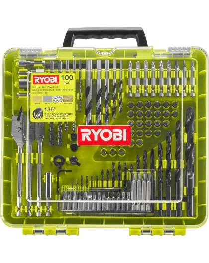 RYOBI Drill/Drive Mixed Set - 100 Pcs