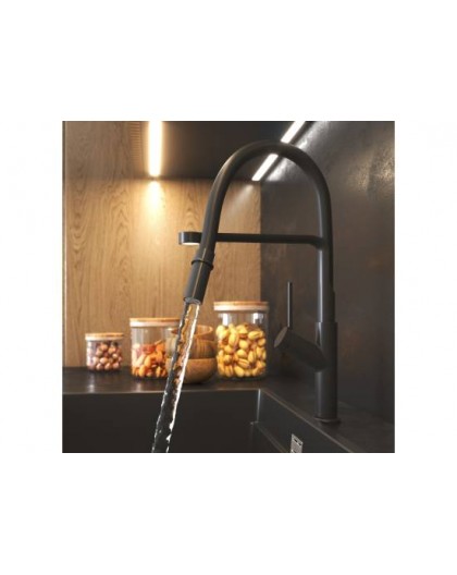 Sink SPARTA PLUS LUX (78x48) 1B 1D Black