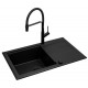Sink SPARTA PLUS LUX (78x48) 1B 1D Black