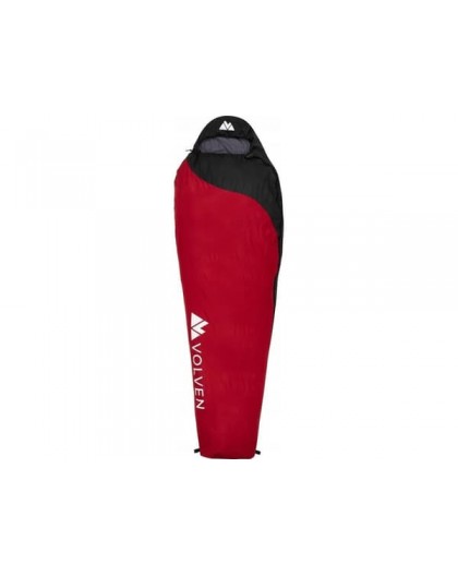 superlight and-red-left sleeping bag VOLVEN
