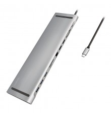 LogiLink UA0373 laptop dock/port replicator Wired USB 3.2 Gen 1 (3.1 Gen 1) Type-C Aluminium