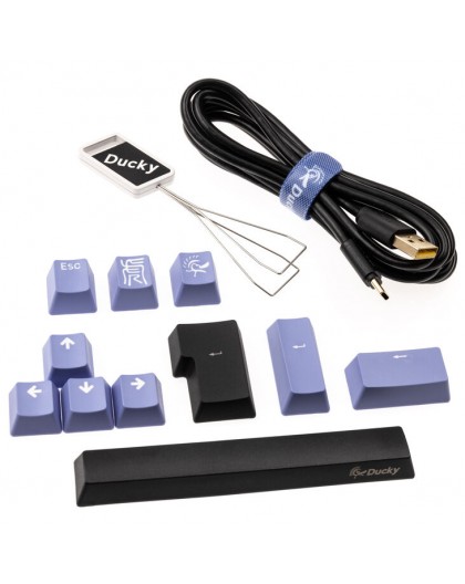 Ducky One 2 Pro Mini Gaming Keyboard, RGB LED - Cherry Red