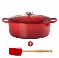 Le Creuset Signature Roaster oval cherry 40cm