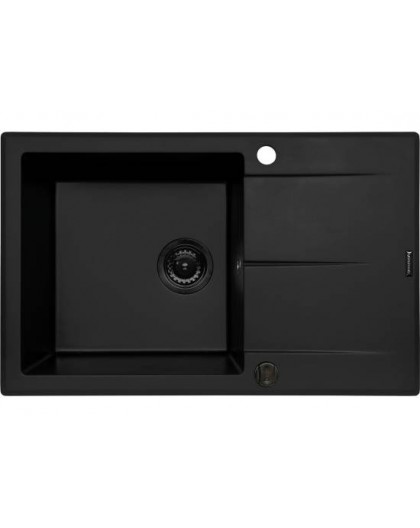 Sink. KEROS (76x48) 1B 1D Black Edition