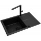 Sink. KEROS (76x48) 1B 1D Black Edition