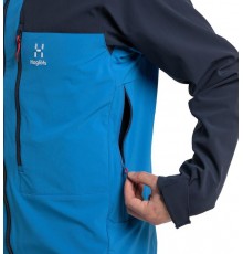 Softshell jacket Haglofs Roc Sight Nordic blue