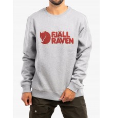 Sweater Fjallraven Logo - grey/melange