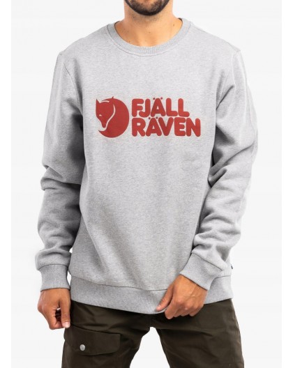 Sweater Fjallraven Logo - grey/melange