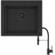 Sink. SIROS (57x51.5) 1B Black Edition + SERINA Battery