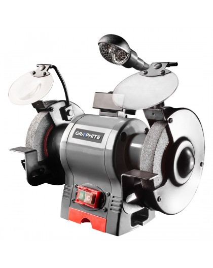 Bench grinder 370W, grinding wheel 150 x 12.7 mm