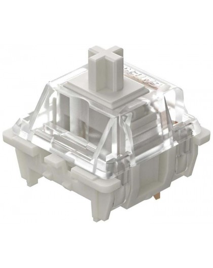 Ducky Gateron G Pro White Switches, mechanical, 3-pin, linear, MX-Stem, 38g - 110 pieces