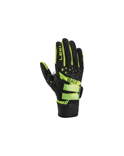 Leki HRC Race Shark Gloves - black/neonyellow