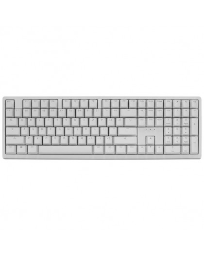 Ducky Zero 6108 Pure White Wireless Gaming Keyboard - MX2A Red (US)