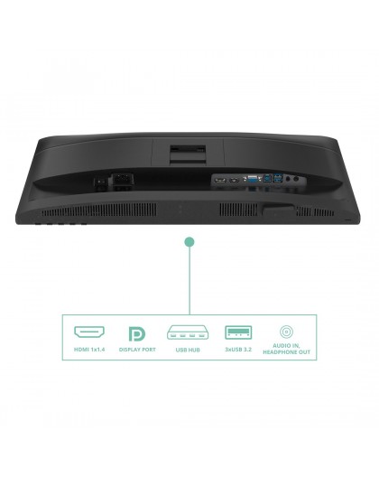 AOC 24P4U computer monitor 60.5 cm (23.8") 1920 x 1080 pixels Full HD Black