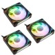 Kolink Umbra X 120mm ARGB High Performance PWM Fan Triple Pack - Black